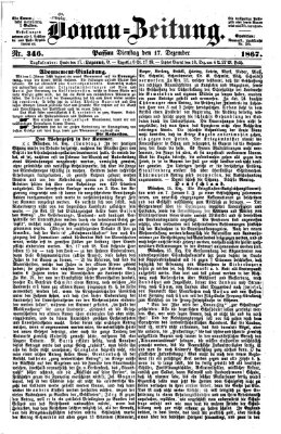 Donau-Zeitung Dienstag 17. Dezember 1867