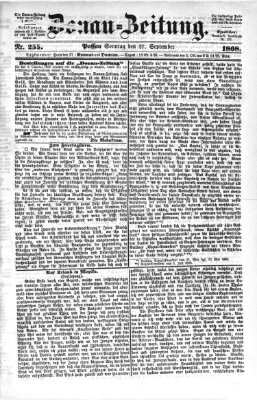 Donau-Zeitung Sonntag 27. September 1868