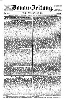 Donau-Zeitung Mittwoch 13. Januar 1869