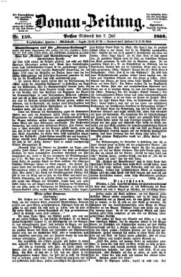 Donau-Zeitung Mittwoch 7. Juli 1869