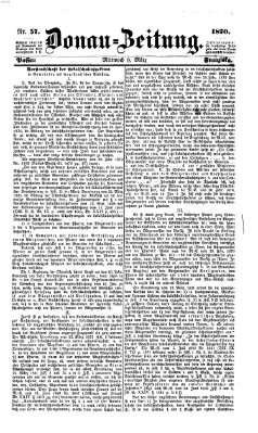 Donau-Zeitung Mittwoch 9. März 1870
