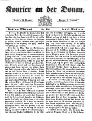 Kourier an der Donau (Donau-Zeitung) Mittwoch 23. Mai 1838