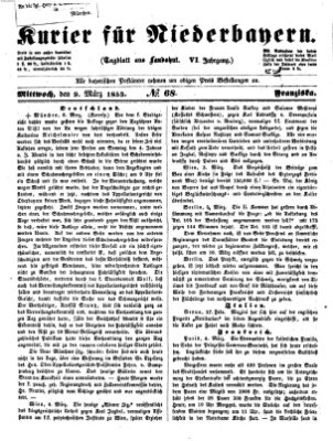 Kurier für Niederbayern Mittwoch 9. März 1853