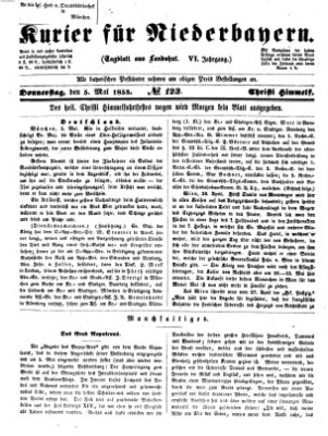 Kurier für Niederbayern Donnerstag 5. Mai 1853