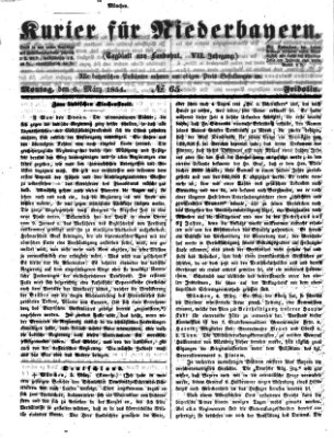 Kurier für Niederbayern Montag 6. März 1854