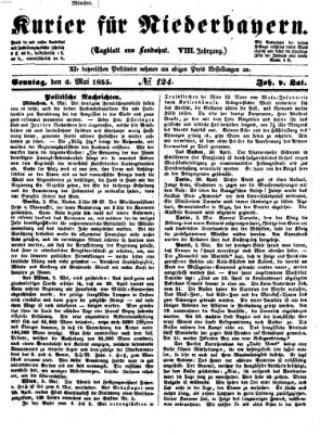 Kurier für Niederbayern Sonntag 6. Mai 1855