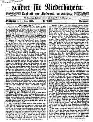 Kurier für Niederbayern Mittwoch 31. August 1859