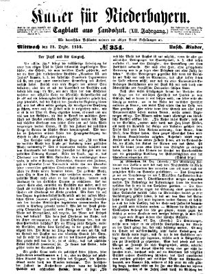 Kurier für Niederbayern Mittwoch 28. Dezember 1859