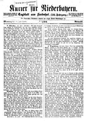 Kurier für Niederbayern Montag 16. Juli 1860