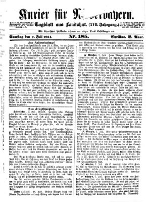 Kurier für Niederbayern Samstag 9. Juli 1864