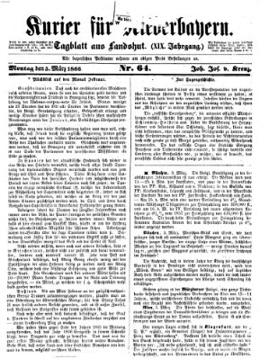 Kurier für Niederbayern Montag 5. März 1866