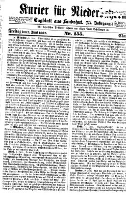 Kurier für Niederbayern Freitag 7. Juni 1867