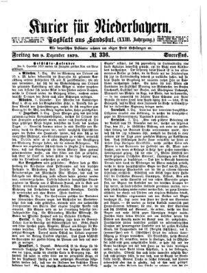 Kurier für Niederbayern Freitag 9. Dezember 1870