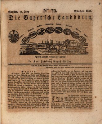 Bayerische Landbötin Samstag 11. Juni 1831
