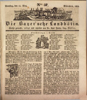 Bayerische Landbötin Dienstag 12. Mai 1835