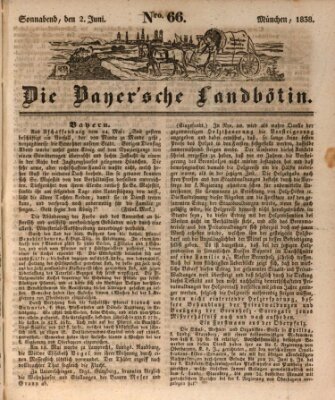 Bayerische Landbötin Samstag 2. Juni 1838