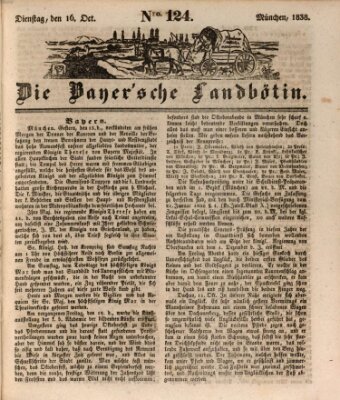 Bayerische Landbötin Dienstag 16. Oktober 1838
