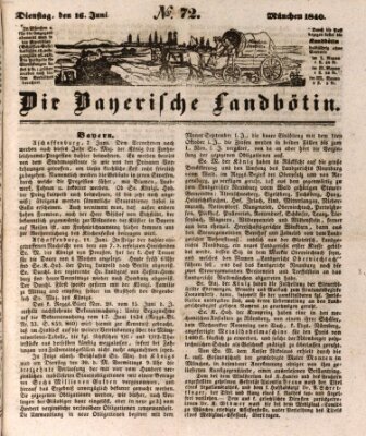 Bayerische Landbötin Dienstag 16. Juni 1840