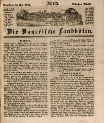 Bayerische Landbötin Dienstag 31. Mai 1842