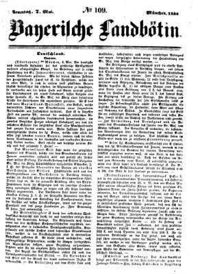 Bayerische Landbötin Sonntag 7. Mai 1854