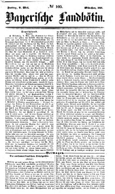 Bayerische Landbötin Freitag 2. Mai 1856