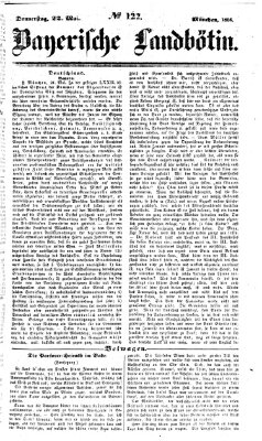 Bayerische Landbötin Donnerstag 22. Mai 1856