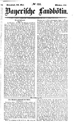 Bayerische Landbötin Samstag 24. Mai 1856