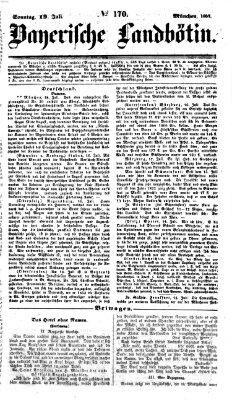 Bayerische Landbötin Sonntag 19. Juli 1857