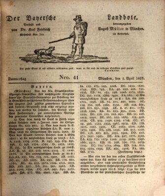 Der Bayerische Landbote Donnerstag 5. April 1827