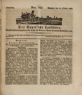 Der Bayerische Landbote Donnerstag 11. Oktober 1827