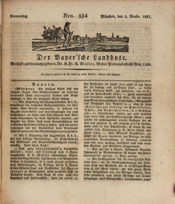 Der Bayerische Landbote Donnerstag 8. November 1827