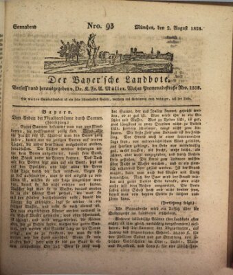 Der Bayerische Landbote Samstag 2. August 1828
