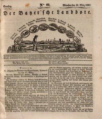 Der Bayerische Landbote Samstag 19. März 1831