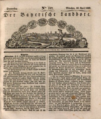 Der Bayerische Landbote Donnerstag 26. April 1832