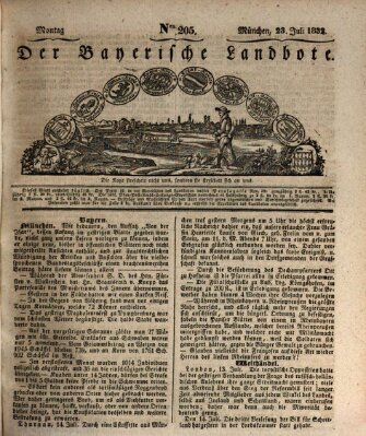 Der Bayerische Landbote Montag 23. Juli 1832