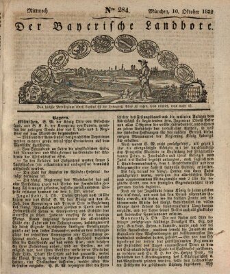 Der Bayerische Landbote Mittwoch 10. Oktober 1832