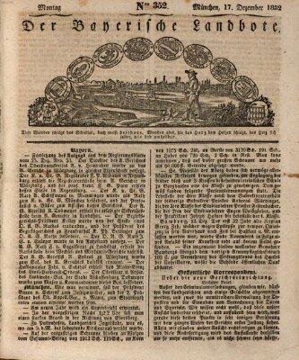 Der Bayerische Landbote Montag 17. Dezember 1832