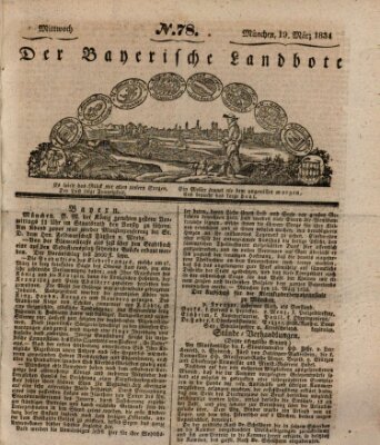 Der Bayerische Landbote Mittwoch 19. März 1834