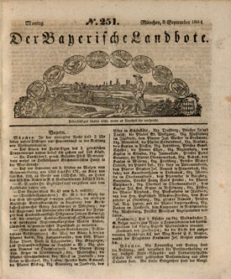 Der Bayerische Landbote Montag 8. September 1834
