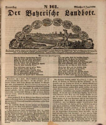 Der Bayerische Landbote Donnerstag 9. Juni 1836