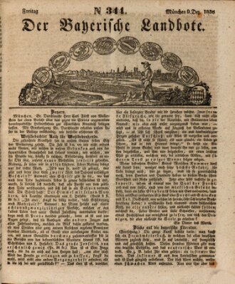 Der Bayerische Landbote Freitag 9. Dezember 1836
