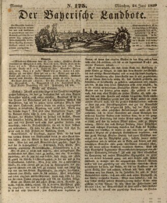 Der Bayerische Landbote Montag 24. Juni 1839