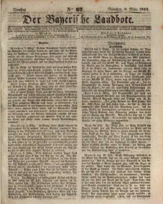 Der Bayerische Landbote Dienstag 8. März 1842
