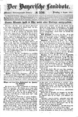 Der Bayerische Landbote Dienstag 2. Dezember 1851