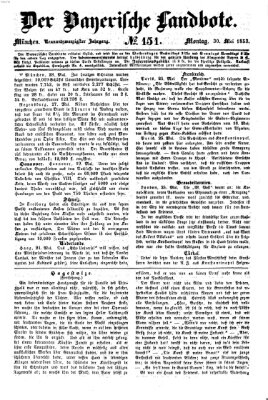 Der Bayerische Landbote Montag 30. Mai 1853