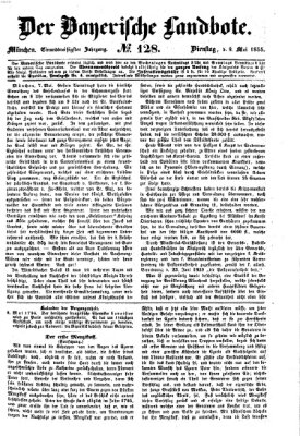 Der Bayerische Landbote Dienstag 8. Mai 1855