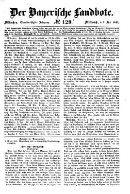 Der Bayerische Landbote Mittwoch 9. Mai 1855