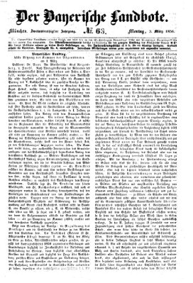 Der Bayerische Landbote Montag 3. März 1856