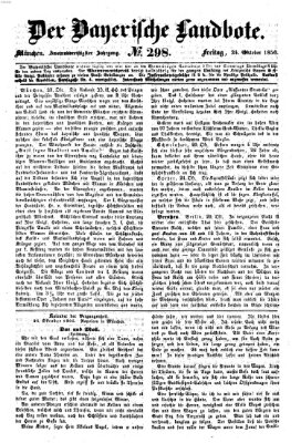 Der Bayerische Landbote Freitag 24. Oktober 1856