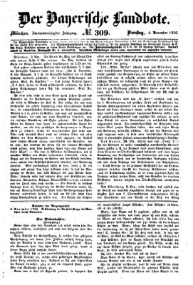 Der Bayerische Landbote Dienstag 4. November 1856